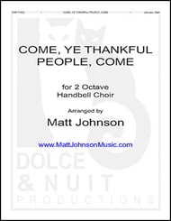 Come, Ye Thankful People, Come - REPRODUCIBLE  Handbell sheet music cover Thumbnail